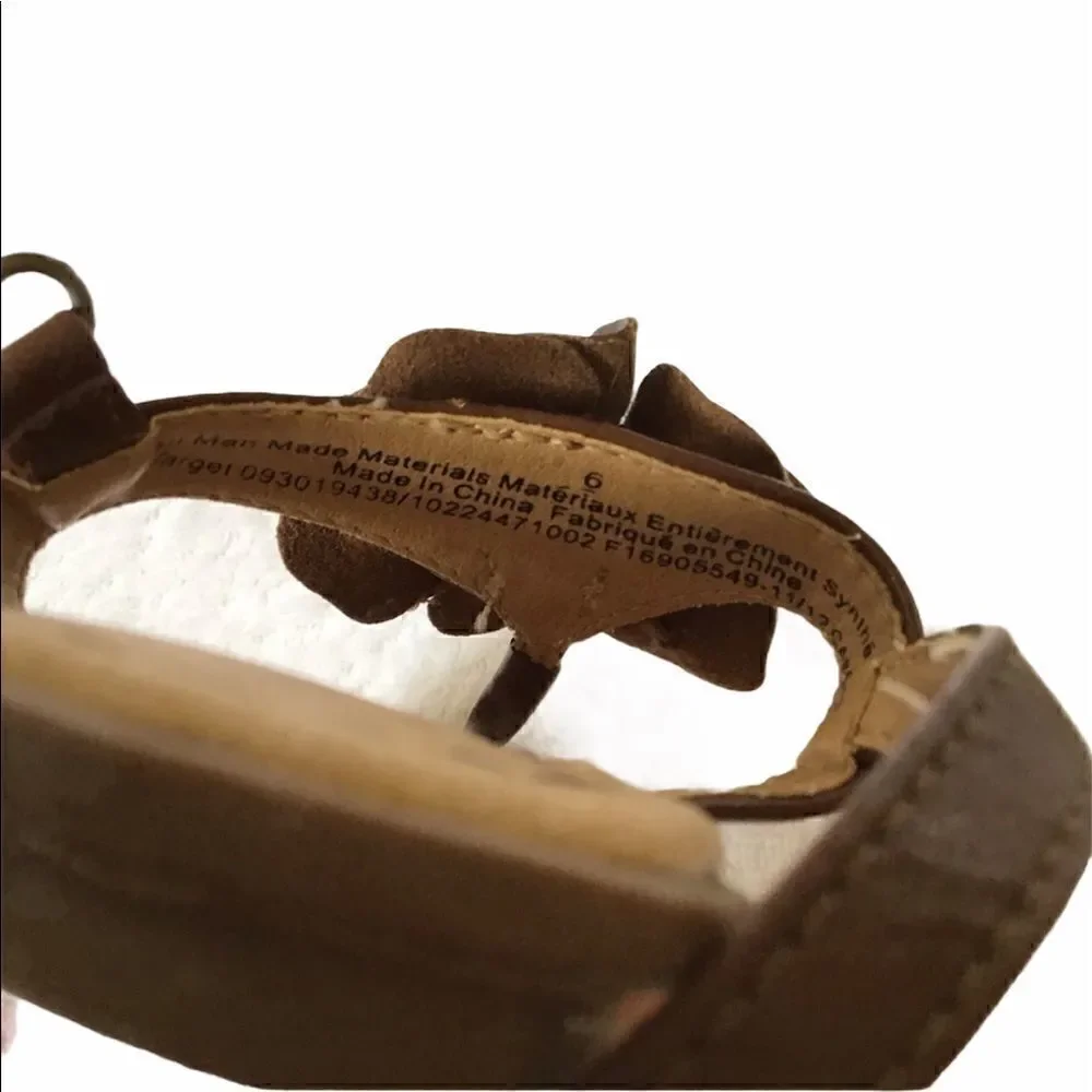 Cherokee Leather Flower Thong Sandal
